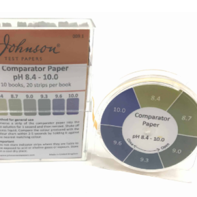 pH paper (8.4- 10.0)