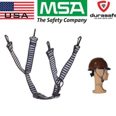 MSA CHINSTRAP 4 POINT SPARE,YD,1PKG 1EA 9100002-SP