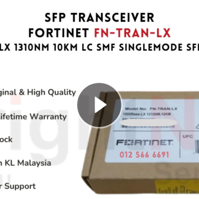 FN-TRAN-LX Fortinet SFP-LX 1GE 1000BASE-SX 1310nm 10km LC SMF Singlemode SFP Transceiver