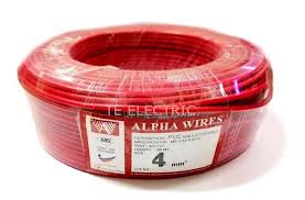 PVC CABLE WIRE 4MM RED