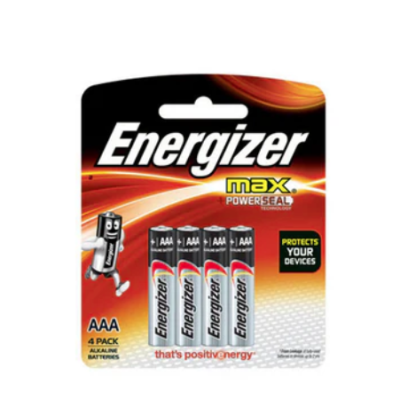 Energizer Battery AAA (4 pcs per pack)
