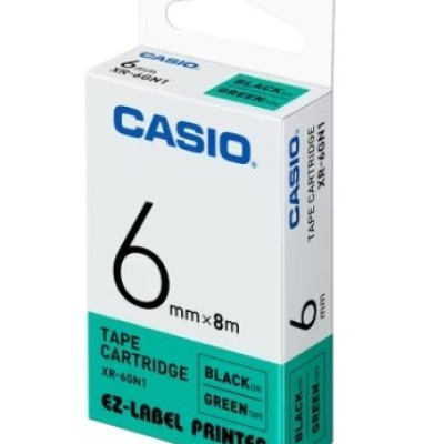 CASIO EZ-LABEL TAPE 6MM (GREEN)