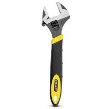 STANLEY MAX STEEL Adjustable Wrench With Soft Grip 90-950