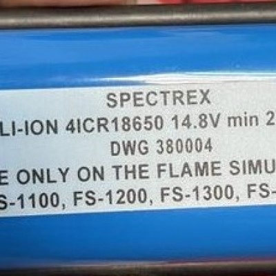 Spectrex, Spare Li-Ion Battery for FS Series Flame Simulators (380004)