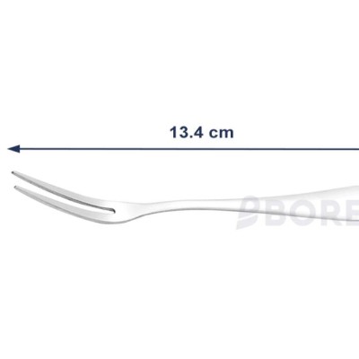 BOREA Premium Quality Cutlery Stainless Steel Fruitfork [13.4 cm] [6Pcs Pack]