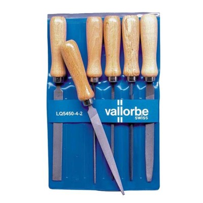 Vallorbe 100mm, Second Cut Engineers File Set