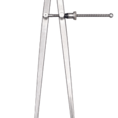 73B-12 Yankee Spring-Type Calipers, Inside, 12" Size and Capacity, Quick-Spring Nut, Flat Leg