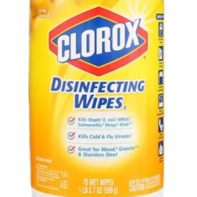 Clorox Disinfecting Wipes 100 Sheets Lemon Fresh