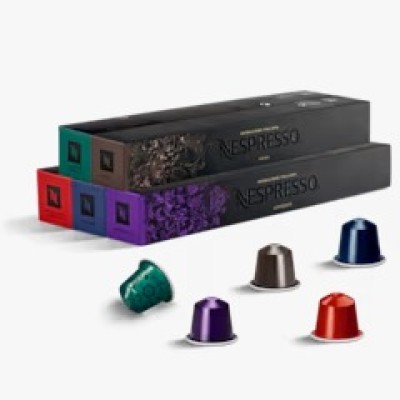 Nespresso Coffee Connoisseur Pack 50 Capsules