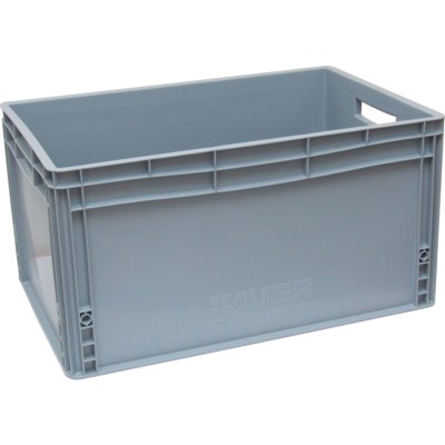 *Matlock Euro Container Storage Bin, Plastic, Grey - 800x600x220mm