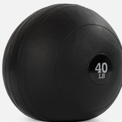 Titan Fitness 40 LB Rubber Slam Ball, Dead Weight Ball Absorbs Impact