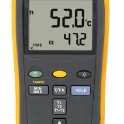 FLUKE-52-2 50HZ DUAL INPUT THERMOMETER (INTL VERSION)  50HZ NOISE REJECTION