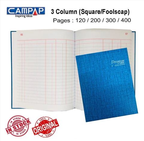 Campap CA3107 F5 Hard Cover Quarto Book 300 pages (165X210mm)