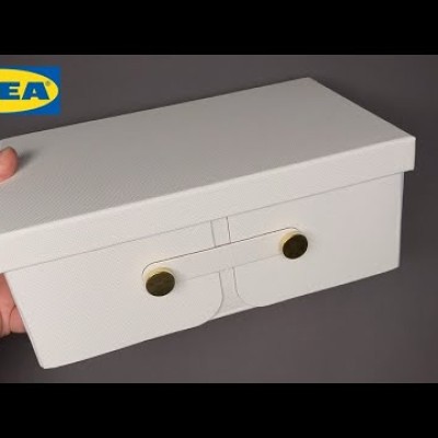 *IKEA SPINNROCK White Box with compartments - 32x25x10 cm