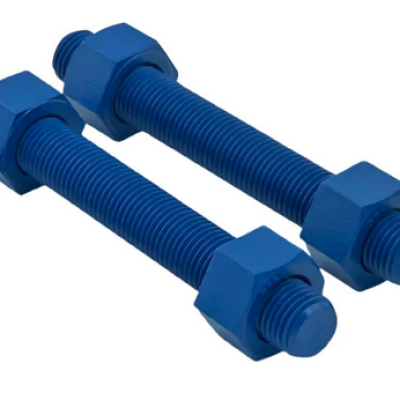 B7 STUD BOLT C W 2 HEX NUT (FCC BLUE)