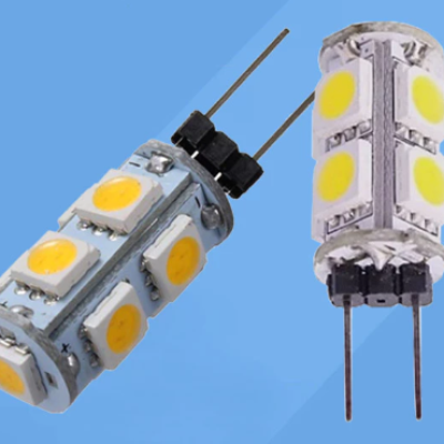 2pcs LED Bulb Lamp Light G4 DC 12V 2W High Brightness Spotlight