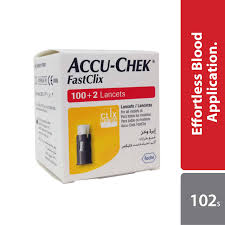 Accu Chek FastClix Lancets - Per Box of 102 Lancets 