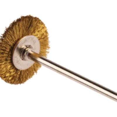 Brass Circular Abrasive Brush, 21.6mm Diameter (1 bag of 3 units)