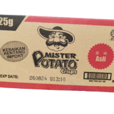 Mister Potato Crisps 125g (Carton)