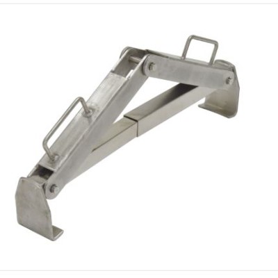 "Stainless steel drum lifter  The stainless steel 2-point drum lifter is great for lifting 30 and 55 gallon steel or plastic drums | Works perfectly with a hoist or an overhead crane  MFR: VESTIL  P N: VDL-1000-SS"
