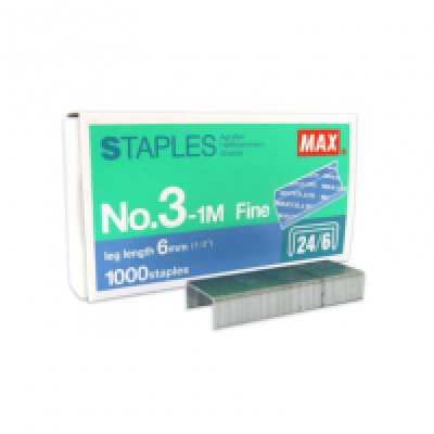 MAX No.3-1M Staples