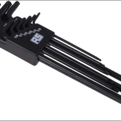 RS PRO 9-Piece Hex Key Set L Shape