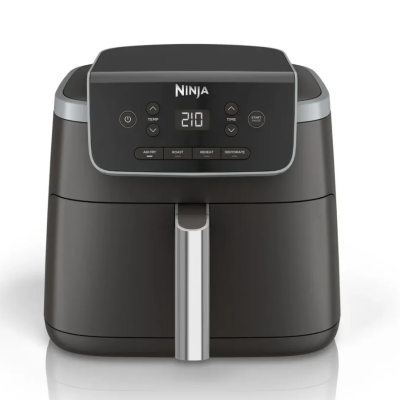 Ninja AF141 Air Fryer Pro 4.7L, AIRCRISP Technology, 4 programmable settings, Air Fry, Roast, Re-heat, Dehydrate