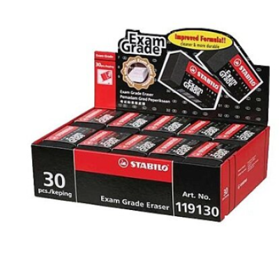 STABILO Exam Grade Eraser 119130 (30's Box)