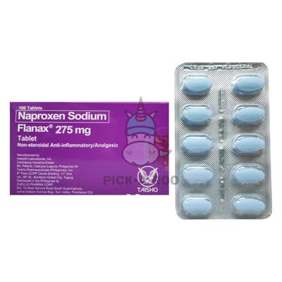 Tablet Naproxen 275mg - Per strip of 10s