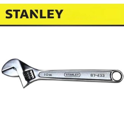 STANLEY Adjustable Wrench (10") STMT87431-8   STMT87432-8   STMT87433-8   STMT87434-8   STMT87435-8