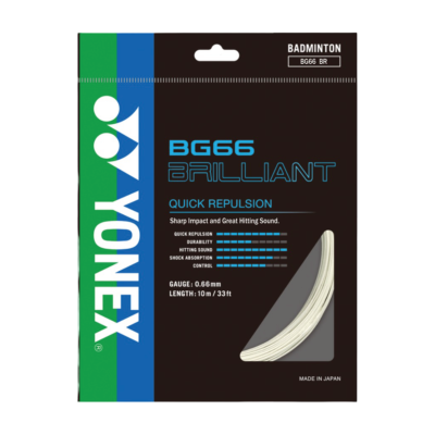 YONEX BADMINTON STRING BG-66 BRILLIANT