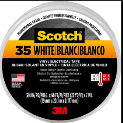 Scotch Vinyl Electrical Tape 35 (Black)
