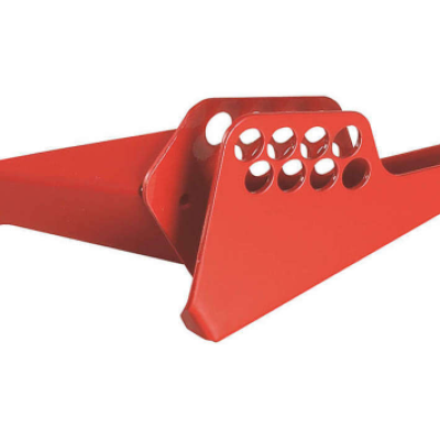 MASTER LOCK S3476 Ball Valve Lockout Thermoplastic Red  P N S3476