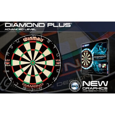 *WINMAU Diamond Plus Dartboard Set