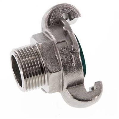 Stainless Steel DN 19 DIN 3489 Twist Claw Coupling G 3 4'' Male thread