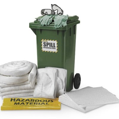 120 Litre Dispenser Spill Kit Cart - Oil Only