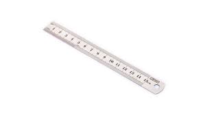 Stainless steel Short Steel Ruler 150mm