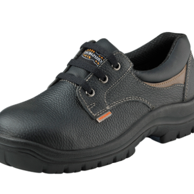 Krushers Alaska Low Cut Laced Safety Shoes - Black