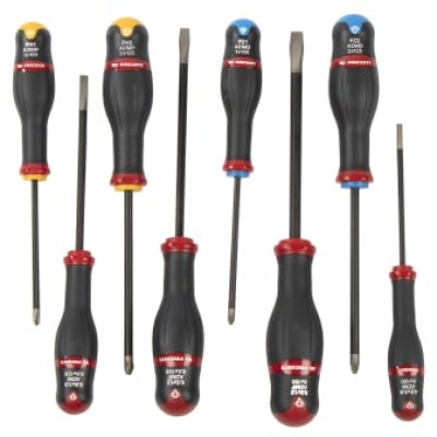 *FACOM AT.J8PB Engineers Phillips, Pozidriv, Slotted Screwdriver Set 8 Piece