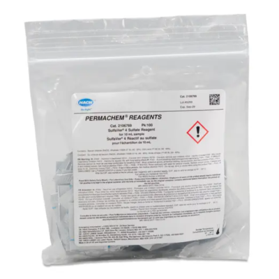 Hach 2106769-10ml SulfaVer 4 reagent powder pillows, 10ml, pk 100
