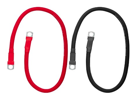 Red and Black Positive Negative Cables