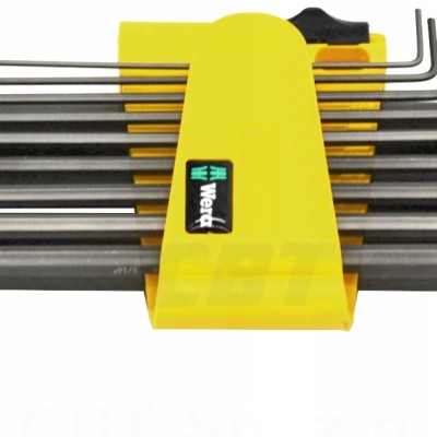 *Wera Long Arm 13 piece Imperial Hex Key Set - 021728