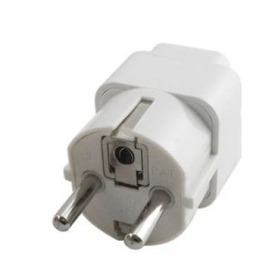 Universal Travel Adapter to Thailand Euro 2 Pin Round Plug