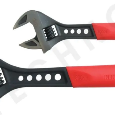 KENNEDY 8" 12" SOFT GRIP PHOSPHATE FINISH ADJ. WRENCH SET KEN5010640K