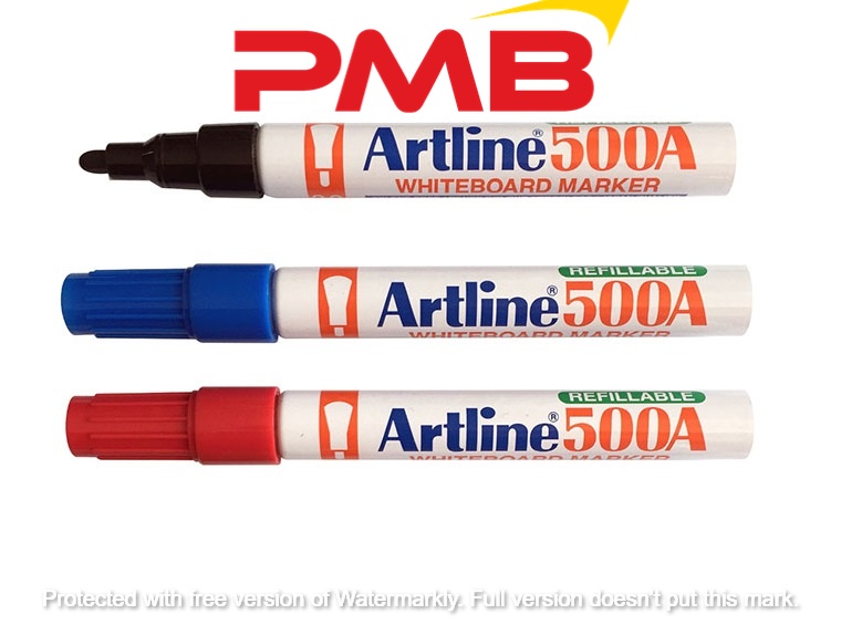 [PANTHER X] WHITEBOARD MARKER 500 BLU      /      BLCK      /      RED [MOQ:12 PCS      /      (1BOX]