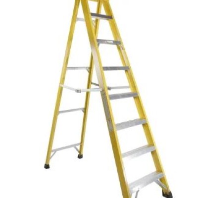 RS PRO FIBREGLASS 8 STEPS STEP LADDER, 2.1M PLATFORM HEIGHT
