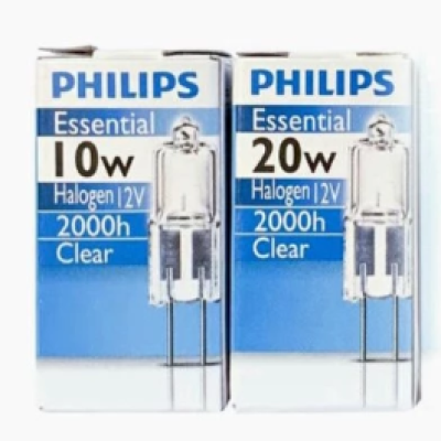 Philips Essential G4 10w 20w 12v Halogen Rocket Bulb (2pcs box)