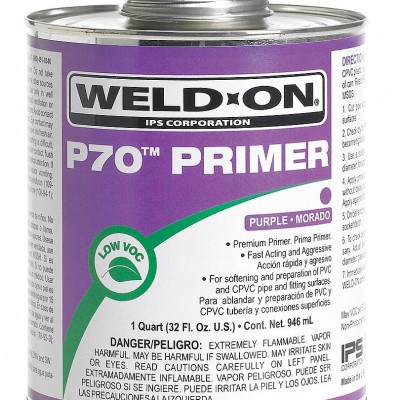 *Weld-On P70 Purple Primer for PVC CPVC 946ml