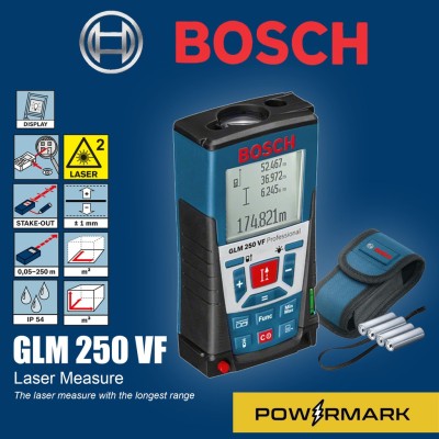 Bosch GLM 250 VF Laser Measure - 0601072100