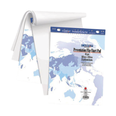 PAPER FLIP CHART 25'S 80G 600X850MM CAMPAP
